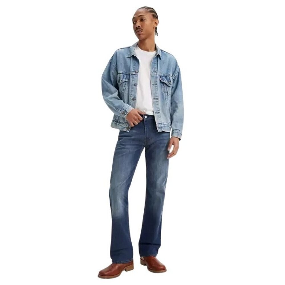 NWT Levis Mens 527 W40 L32 Dark Wash Slim Bootcut Jeans